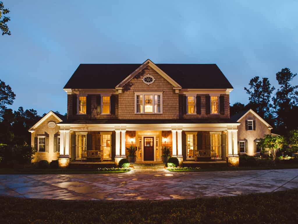 services on residence from architectural lighting contractor